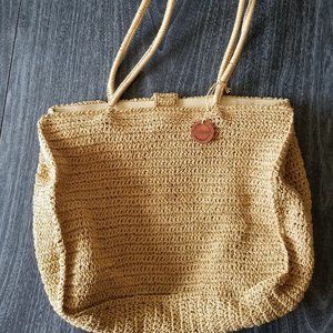 Unlisted by Kenneth Cole - Woven Straw Tote